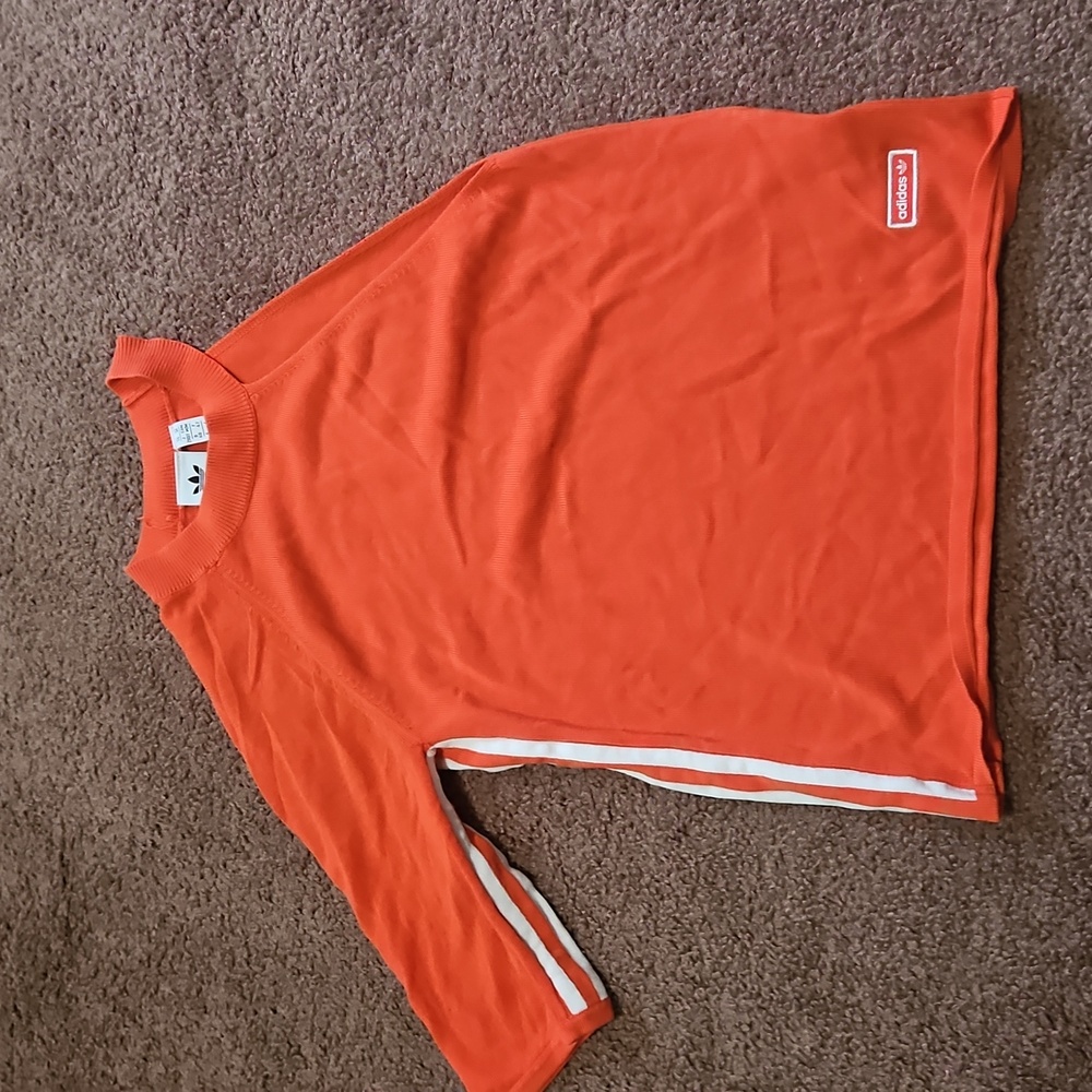 Adidas Half Sleeve Off Shoulder Shirt Size M